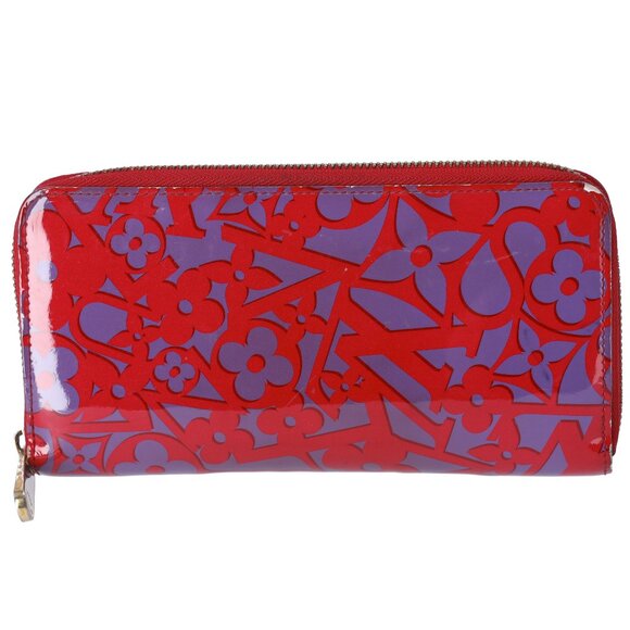 Louis Vuitton Zippy Wallet Sweet Monogram Rose Indian Patent Leather - Picture 1 of 7